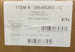 Pokemon SV2 Paldea Evolved 3-Pack Blister CASE (24ct)
